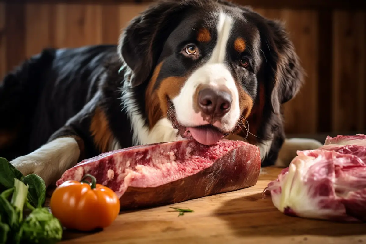 What Does a Bernese Mountain Dog Eat and Drink