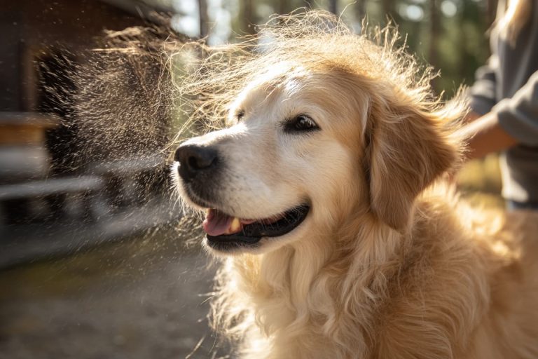 Golden Retriever shedding