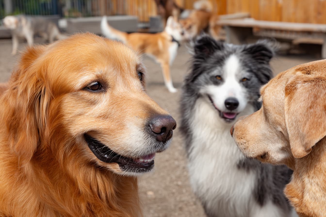 Golden Retriever socialization