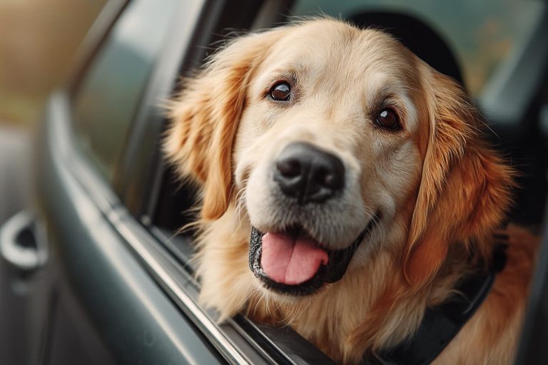 Golden Retriever travel