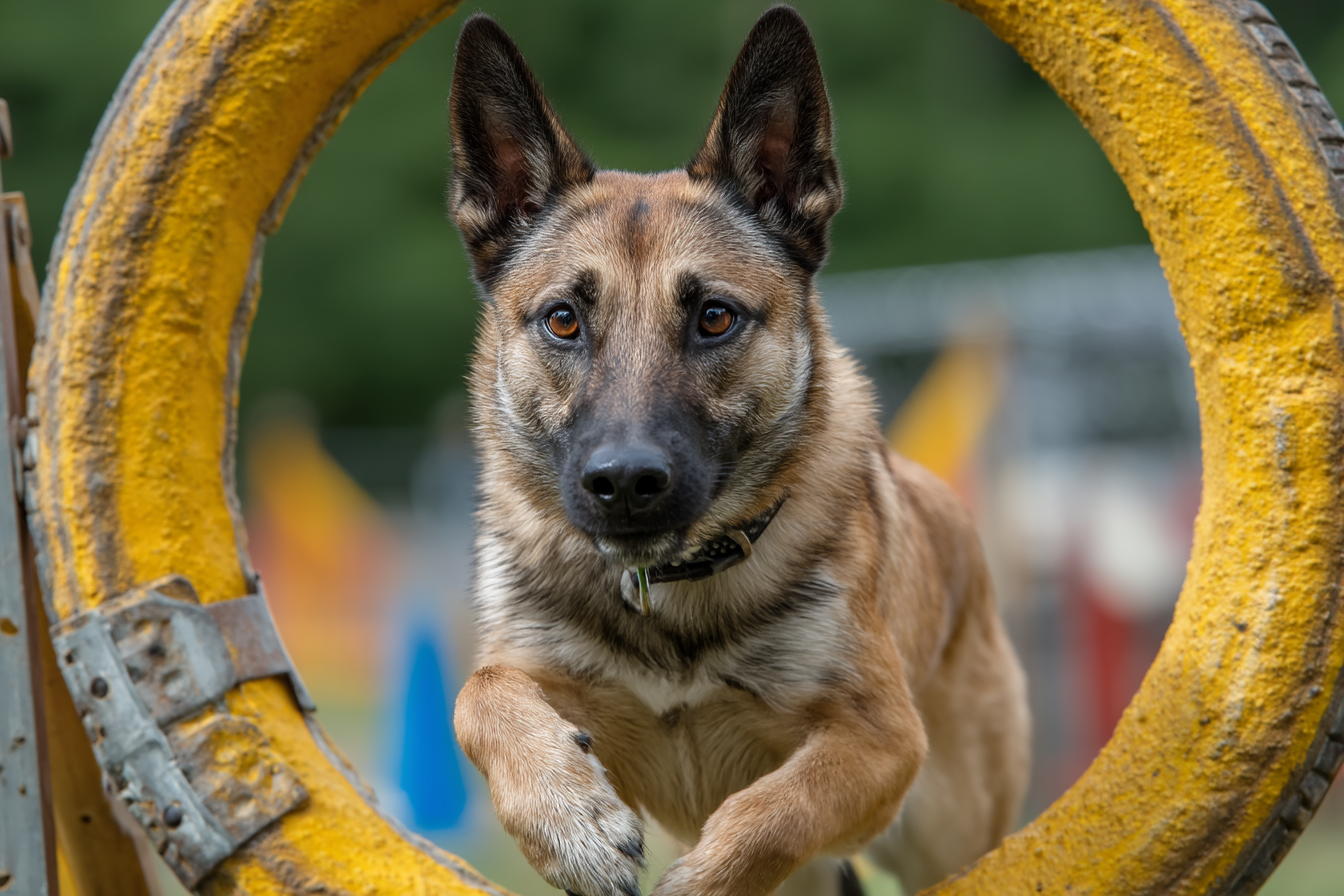 Belgian Malinois Agility Training