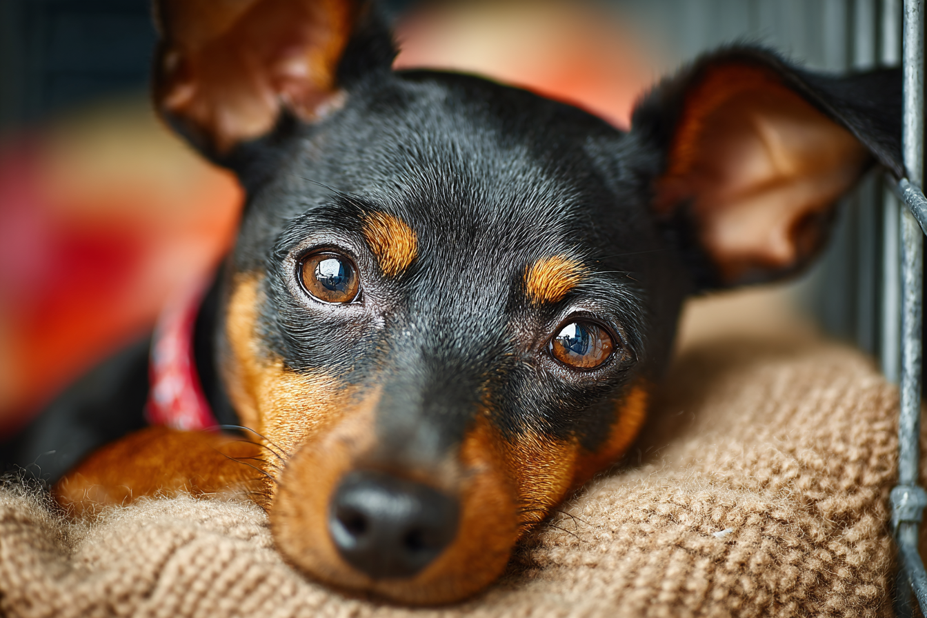 Miniature Pinscher Crate Training