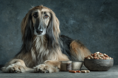Afghan Hound Nutrition For Coat Health