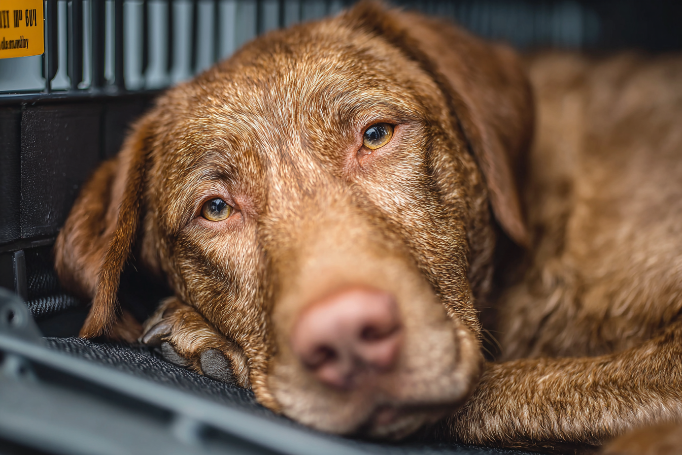 Chesapeake Bay Retriever Crate Training