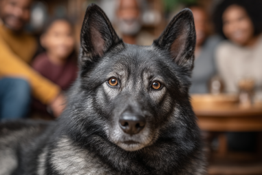 Norwegian Elkhound As Family Pets