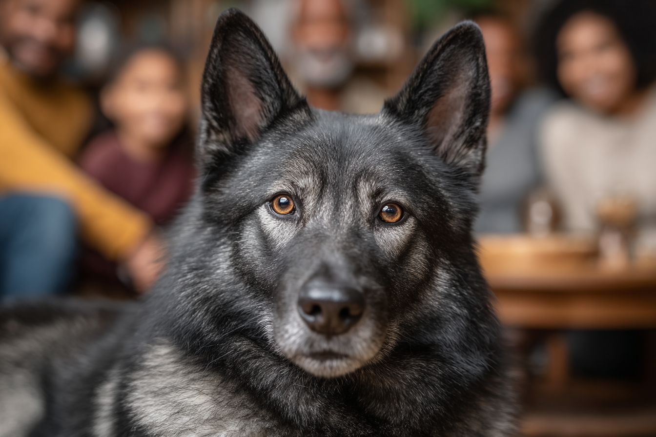 Norwegian Elkhound As Family Pets
