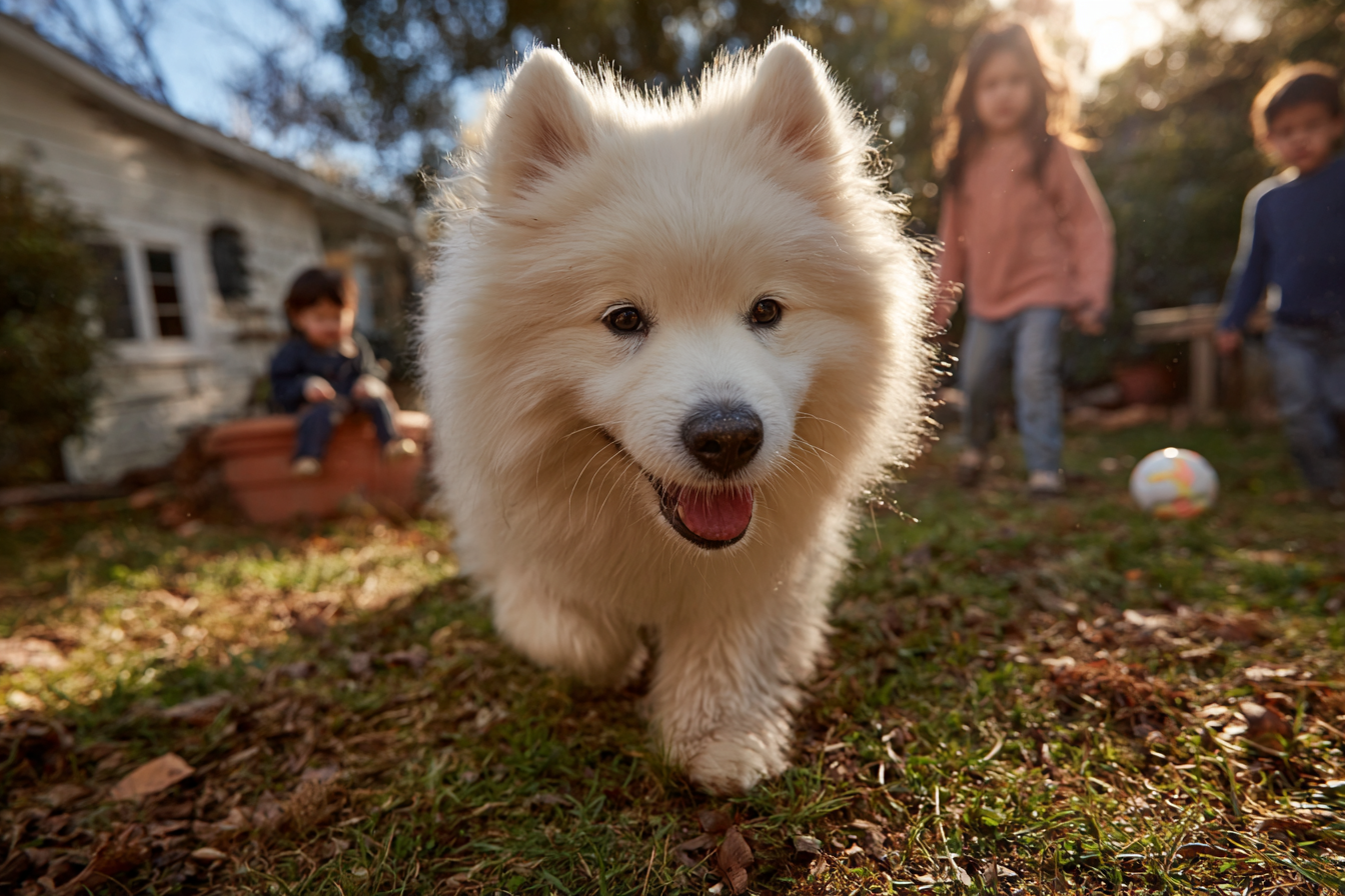 American Eskimo Dog Behavior With Children